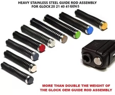 For GLOCK 20 20SF 21 21SF Gen 5 Heavy Stainless Steel Guide Rod