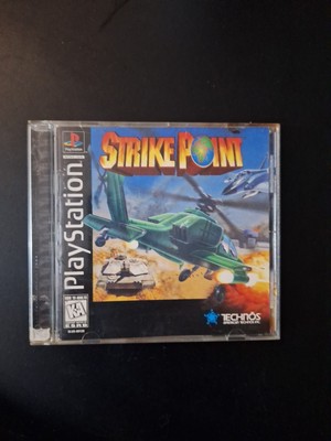 Strike Point (Sony PlayStation 1, 1996) Complete With Manual 