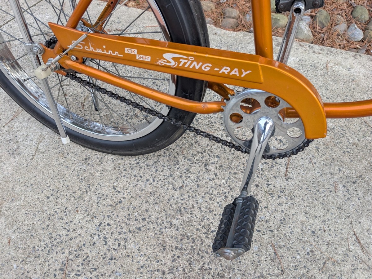 SCHWINN 1966 COPPERTONE 3 SPEED STIK SHIFT STINGRAY BICYCLE
