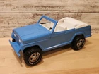 Vintage Tonka Blue Pressed Steel Jeepster  FREE SHIPPING