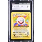 CGC 9 MINT Electrode 1st Edition 21/102 Pokemon Spanish Base Set Rare (PSA/BGS)
