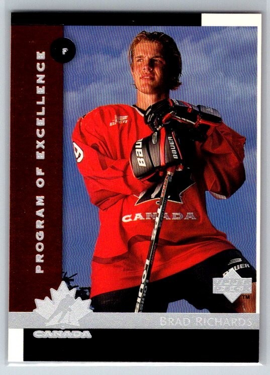 1997-98 Upper Deck Program Of Excellence #418 Brad Richards Rookie