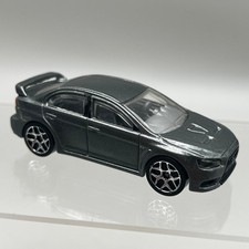 Hot Wheels Mitsubishi Lancer Evolution X Evo 10 Diecast Car Grey 164 R9