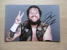 Joe Gacy "wrestling" autograph signed 10x15 cm picture