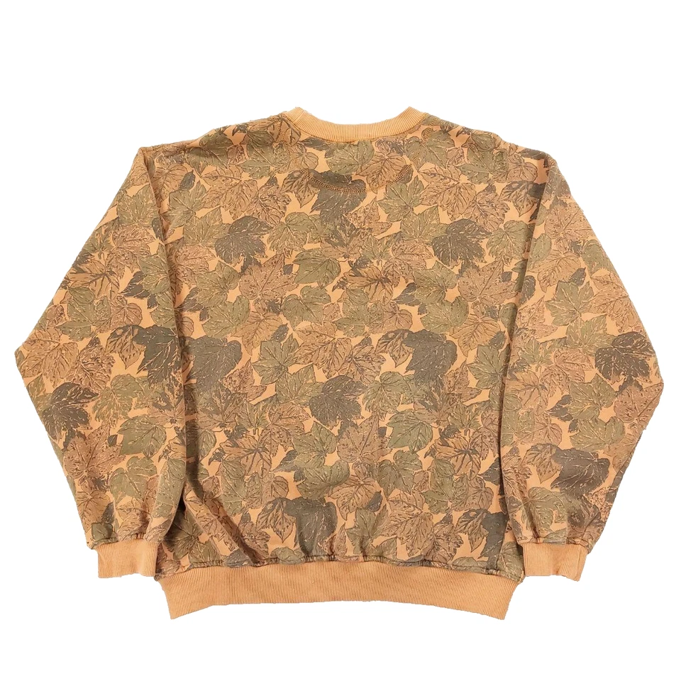 Sudadera De Colección Años 80 Banana Republic Safari y Viaje Para Hombre Grande, Hoja Camuflada AOP Foto 2 de 4