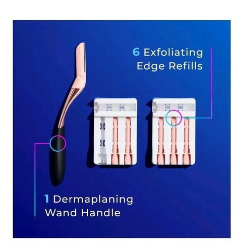 New Schick Hydro Silk Expert Care Dermaplaning Wand With Refills 6ct Ships free - Picture 4 of 6