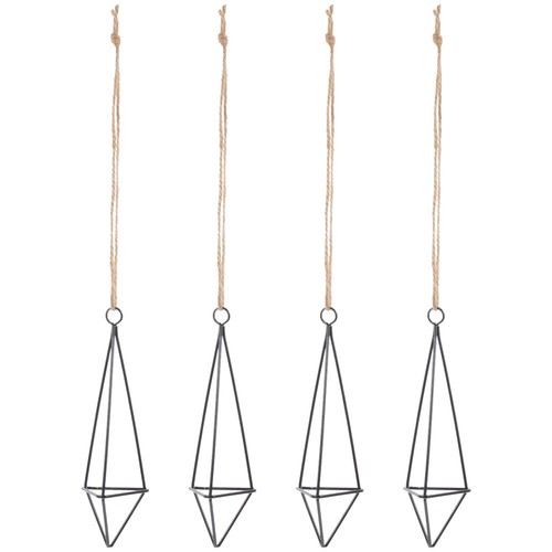 4 Pcs Hanging Flower Stand Plant Hangers for Air Plants Container