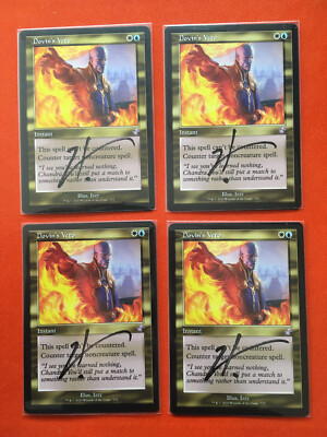 MTG - 1x Dovin's Veto - Time Spiral Remastered - signed by Izzy