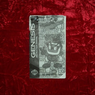 Mega Bomberman Sega Genesis Instruction Booklet Book Manual Only