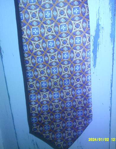 Hart Schaffner Marx Italy Tie Luxury Silk Formal