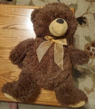 Snuggly and Cuddly 19 Inch Plush Brown  Tan Teddy Bear
