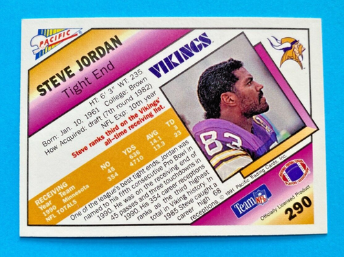 1991 Pacific Football Cards. Pick what you need to complete your set. - Picture 167 of 259