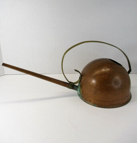 Vintage Revere massive Kupfer rustikale Gießkanne Rom, NY langer Auslauf Patina - Bild 1 von 16