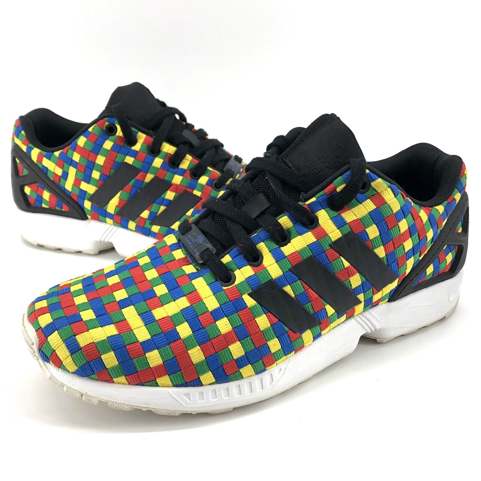 ZX Flux Multicolor Weave Mens Size 9 Running Shoes S78345 | eBay