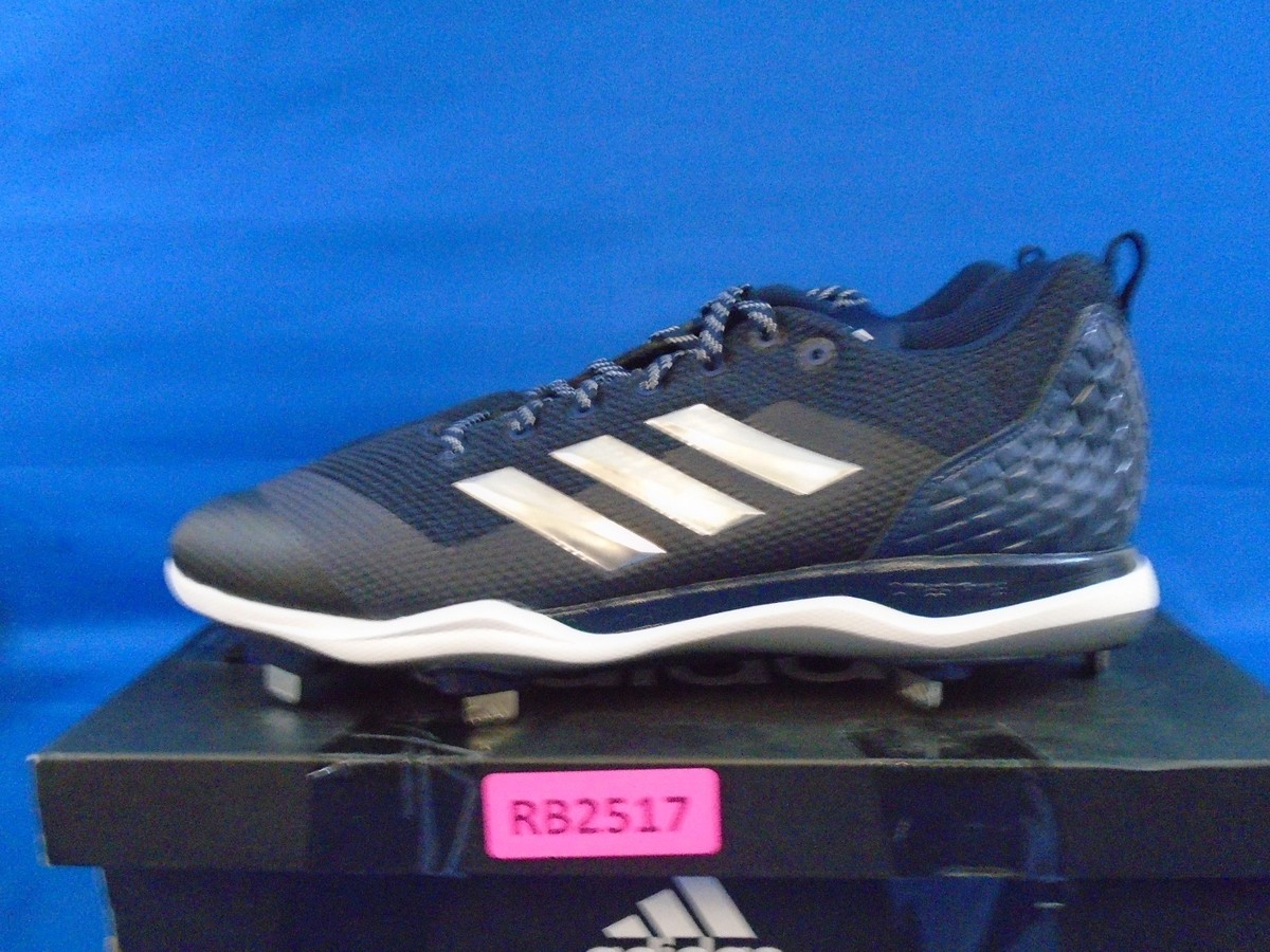 Men's PowerAlley 5 Baseball Metal Cleats B39183 Black Size Men's PowerAlley 5 Baseball Metal Cleats B39183 Black Size