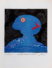 Enrico Baj (Milano, 1924 - Vergiate, 2003) Numero 7 Litografia per Bolaffi Arte