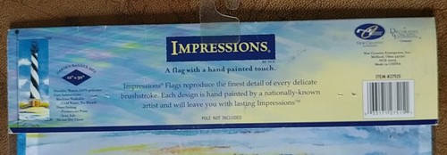 Lighthouse Garden Banner Flag Cape Hatteras Impressions NCE Kathleen Denis NEW - Picture 4 of 6