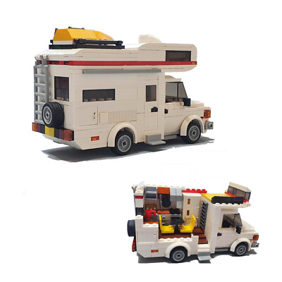 MOC Transit MK2 Camper Van  Building Block Set With Interior Furnishings 514 PCS