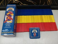 Rainbow Jumbling Tower 48-Piece Colorful Block Balancing Wood Stacking Game New