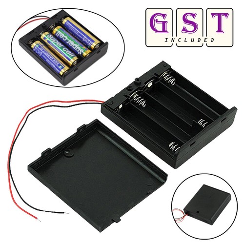 5x 4slot AA Battery Holder With On/Off Switch 6V Battery Holder with ...