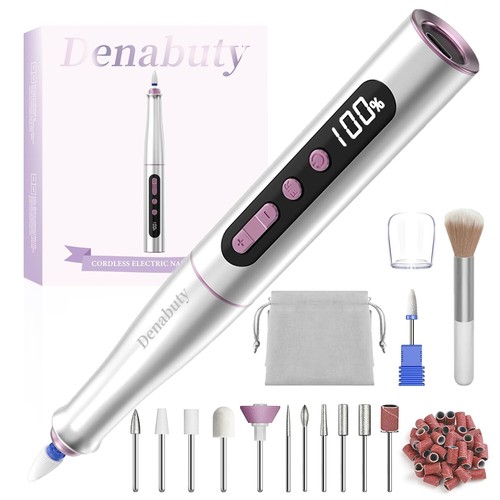 USB Rechargeable Nail File Set - 5 Speed Adjustable E-File for All Nail Types - Picture 3 of 10