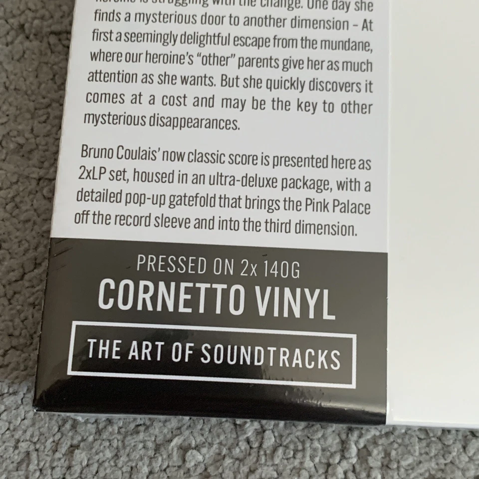 CORALINE Limited Ed CORNETTO Coloured Vinyl 2 LP Mondo Gatefold Pop-Up NewSealed - Image 2 of 3