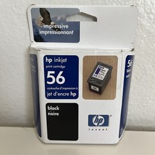 Genuine OEM HP 56 Black Ink Cartridge Inkjet Print Expired New Sealed JUL 2004
