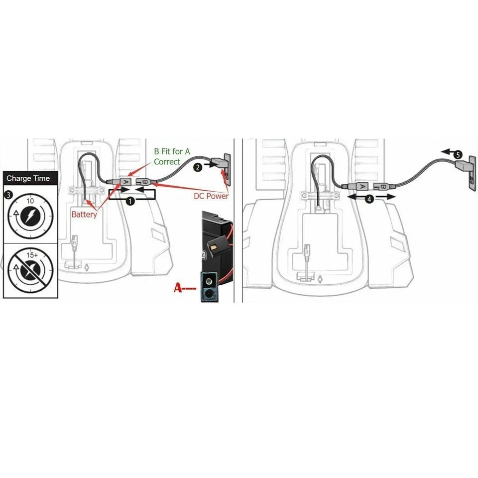 Adaptador de CA de 6 V para KT1378WM KIDTRAX Chase PAW PATRL cargador de batería de 6 V Foto 4 de 4