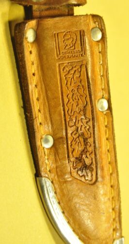 Cuchillo de caza alemán inoxidable "Anton Wingen Jr Othello Solingen" c.1939 - Imagen 3 de 21