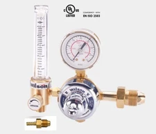 Argon CO2 TIG MIG Flow Meter Welding Regulator Welder Gauge CGA580 Heavy Duty 