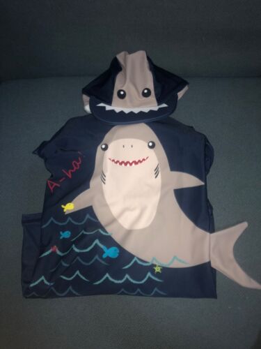 Baby Boy/Girl Swimsuit Shark Jumpsuit Quick Dry Swimwear Adorable! Size 9-18 mo