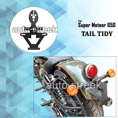Für Royal Enfield Super Meteor 650 Blitz Tail Tidy, Schwarz