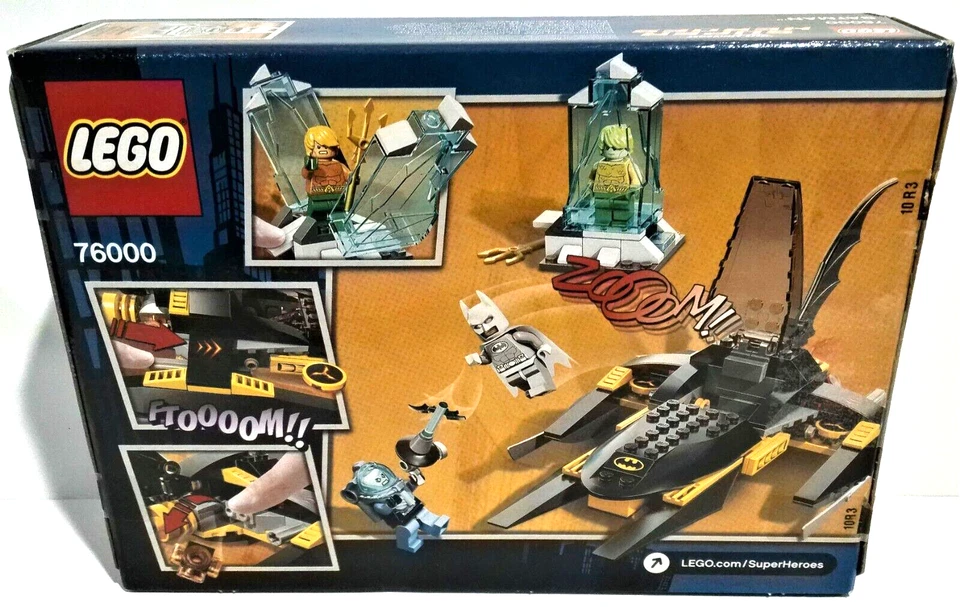 LEGO SUPER HEROES 76000 ARTIC BATMAN VS MR. FREEZE AQUAMAN 100% COMPLETO con CAJA Foto 3 de 4
