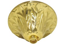 Baldachin 45x90 poliert Ornamente Stellring Rohr Ø 10mm Vintage Retro Lampe