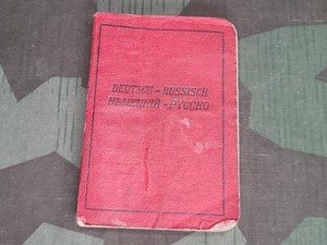 WWI (or Earlier) German Russian Dictionary Translation Book Deutsch Russisch