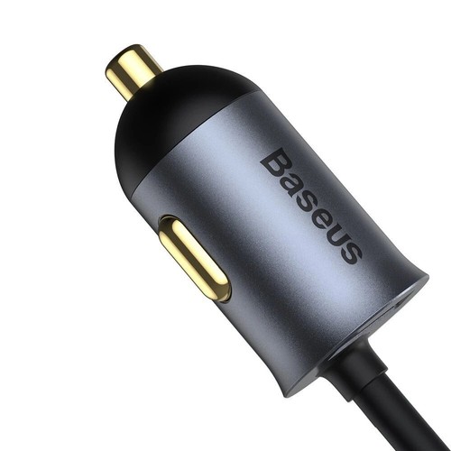 Baseus Zigarettenanzünder KFZ Ladegerät 3x USB / USB Typ C Autoladegerät 120W - Zdjęcie 4 z 12