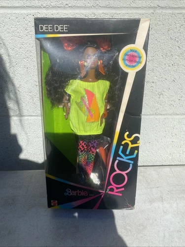 Vintage 1985 Barbie & The Rockers Dee Dee African American Doll