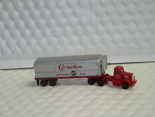 Classic Metal Works Carnation Tractor Trailer   N scale