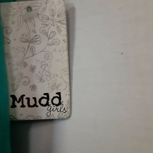 Girls' Pullover Short Sleeve T-Shirt Size Medium(8) Aqua By MUDD - Picture 3 of 6