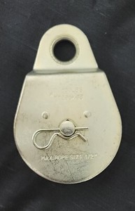 CAMPBELL HEAVY DUTY 3" SINGLE SHEAVE FIXED EYE PULLEY