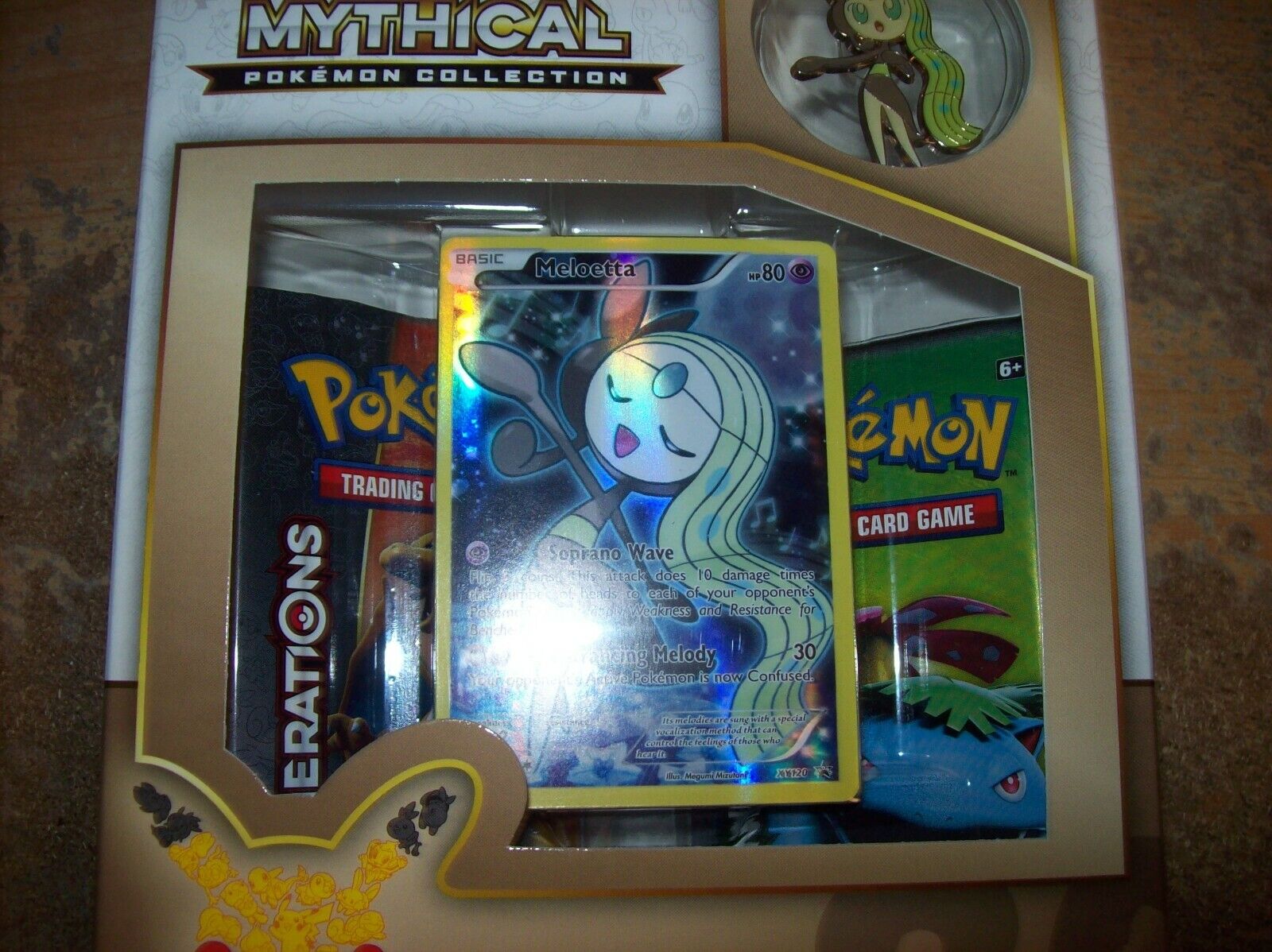  TCG: Mythical Pokemon Meloetta Collection : Toys & Games