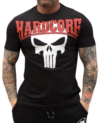 T-shirt Man APBT Streetwear PIT BULL  HARDCORE BIG SKULL   (S-5XL)