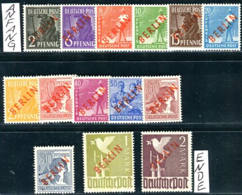 BERLIN 1949 21-34 ** MINT NICE SET (H1713 - Picture 1 of 4