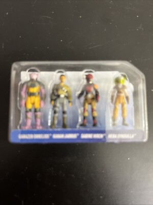 Star Wars Micro Galaxy Squadron. 4 MINI FIGURES ONLY.  #0131 Ghost. Rebels.