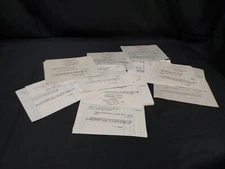 Original 1950 & 1951 Jeep Willys Sales Orders Reciepts Lot Of 21 w/ VIN NUMBERS