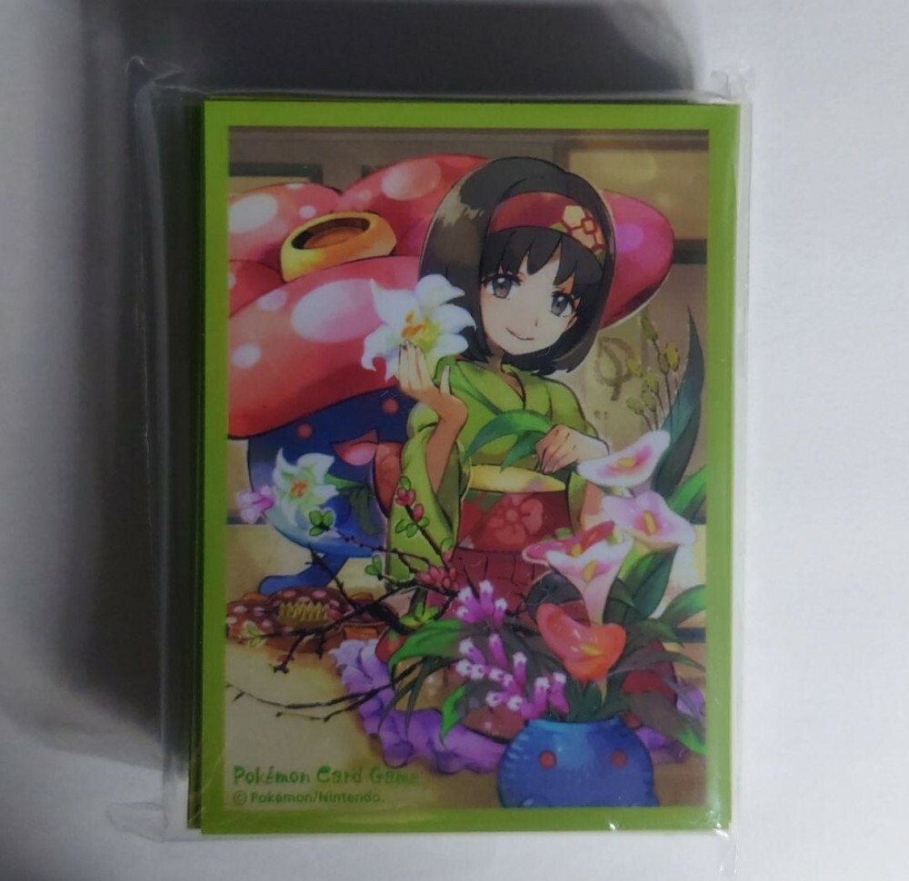 Pokemon Card Game Erika Deck Shield Sleeve 64 sheets