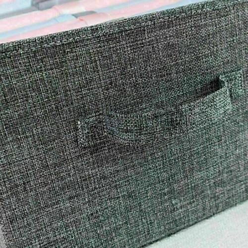 3pcs Große Aufbewahrungsbox Faltbare Ablagekorb Korb Truhe Behälter mit Griffen - Bild 9 von 12