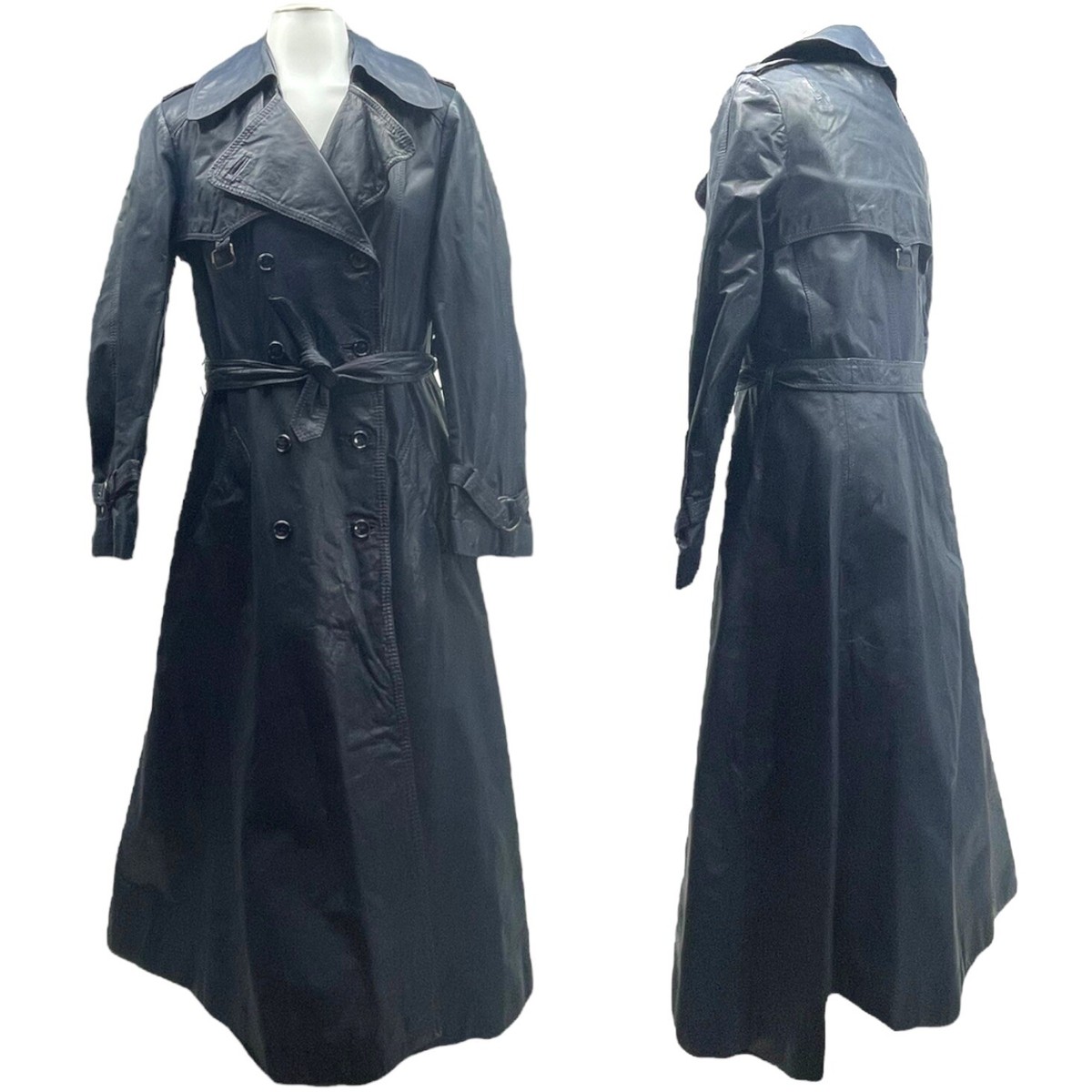 vintage classical trench coat シルバー ベルト Vintage 80s BEGEDOR
