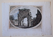 TARGA 16 Piranesi - Nuova raccolta delle vedute di Roma Antica e Moderna - 1780