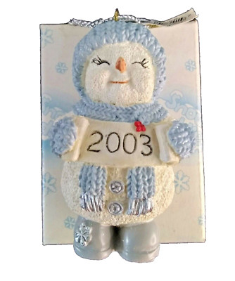 Encore Snow Buddies Annual Ornament 2003 Christmas Tree 97601 NOS VTG